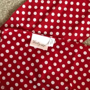 NWOT Red Polka Dot Scarf
